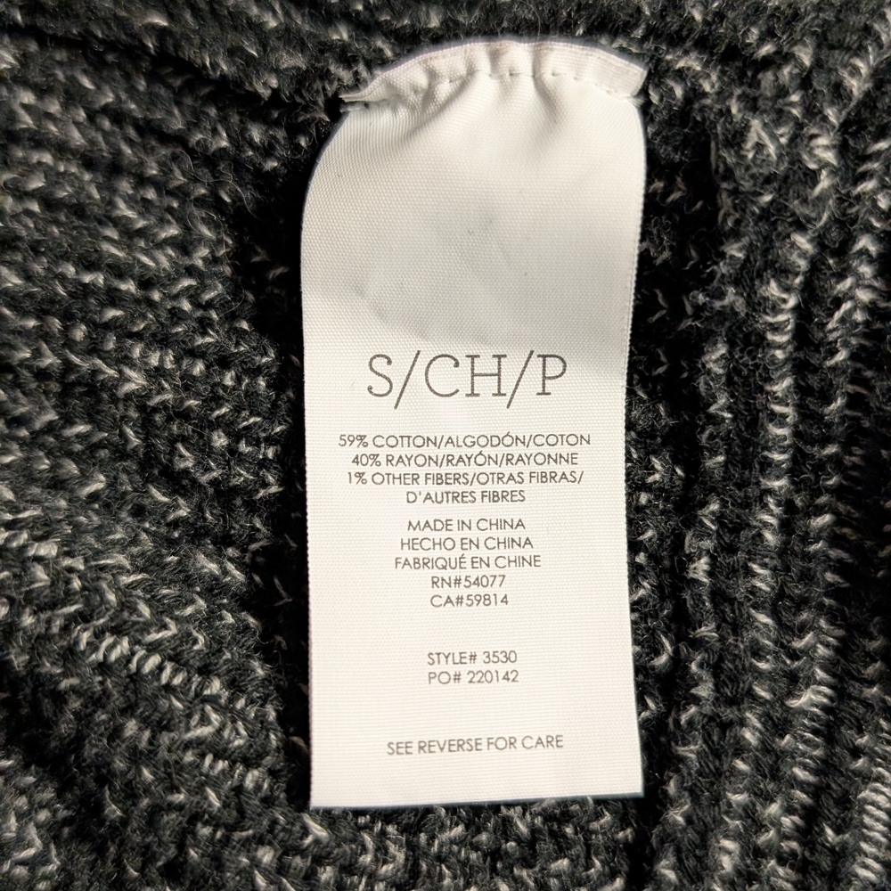 CAbi Charcoal Open Front Cardigan - Picture 6 of 7